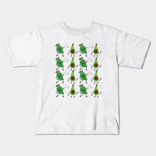 Avocado Pattern Kids T-Shirt